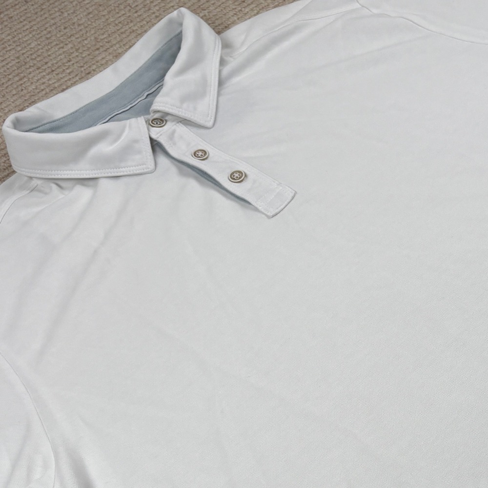 Tommy Bahama Polo Shirt Mens XL White Emfielder Island Life Coastal Tropical - Picture 12 of 12